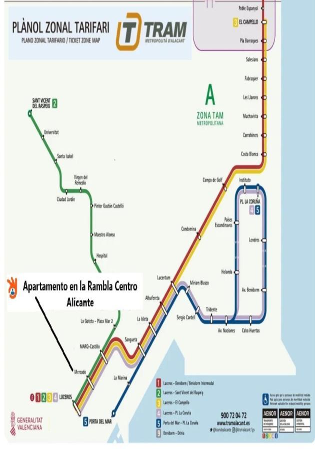 Apartamento En La Rambla Centro Alicante C Εξωτερικό φωτογραφία